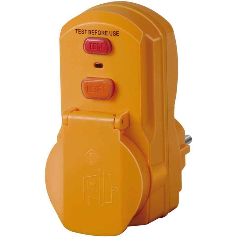foto del prodotto 1290660 spina protezione personale prcd 230 v giallo ip54 brennenstuhl