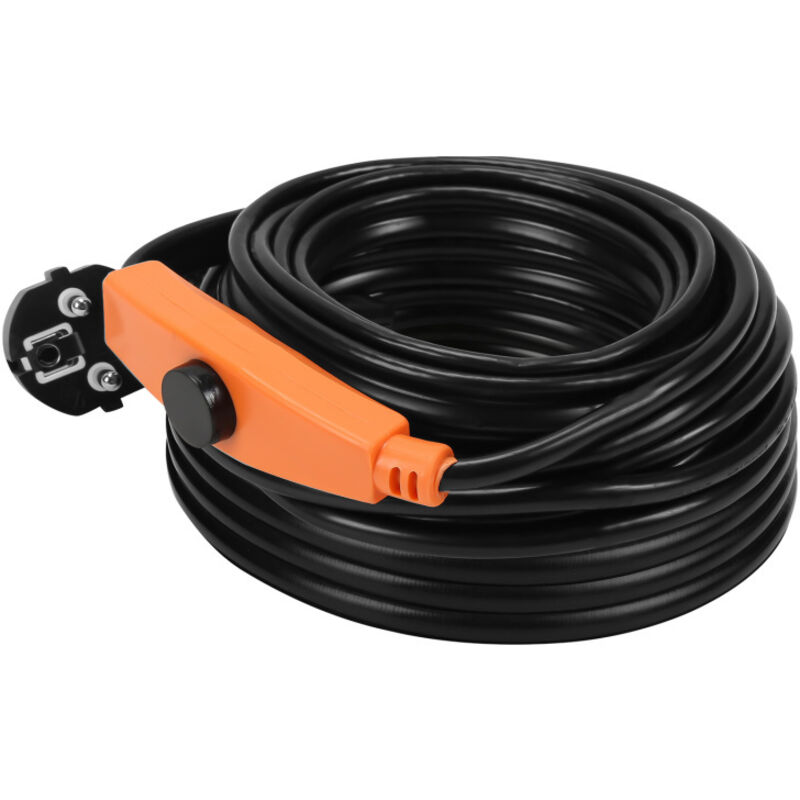 foto del prodotto 12m 192w cavo di riscaldamento cavo riscaldante antigelo autoregolante con termostato swanew