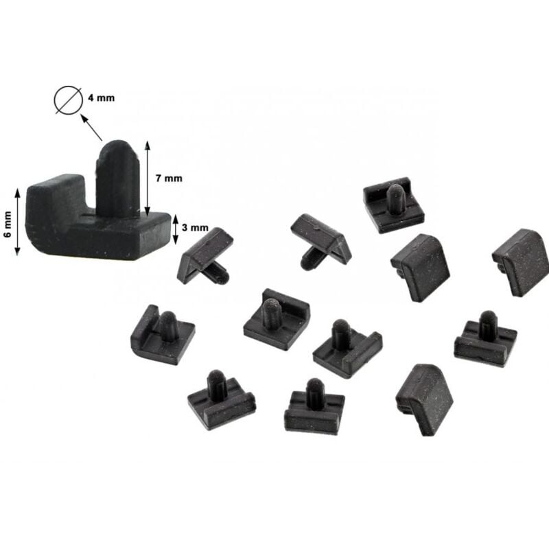 foto del prodotto 12pz gommini poggia griglia proteggi griglia piano cottura electrolux aeg rex