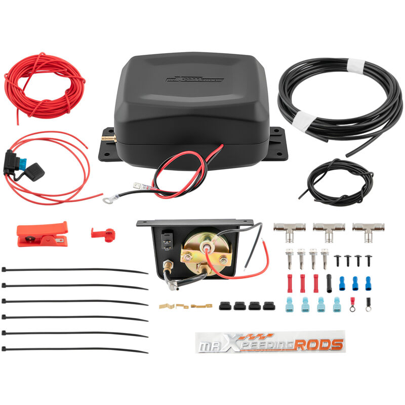 foto del prodotto 12v compressore d'aria + pannello manometro for universal vans pickups