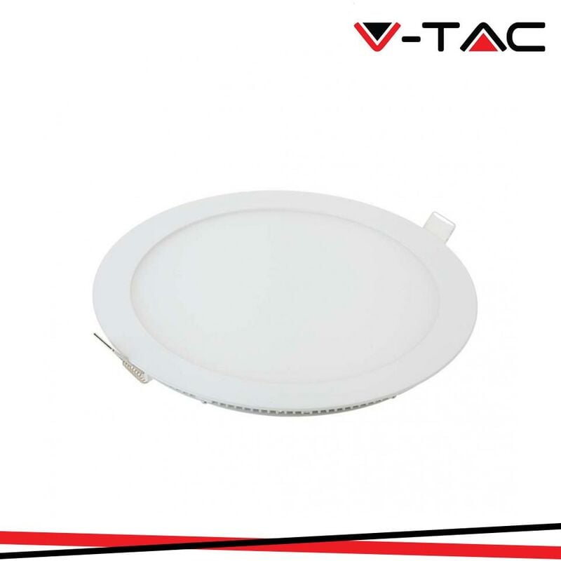foto del prodotto 12w led mini pannello montaggio ad incasso rotondo 6400k luce fredda