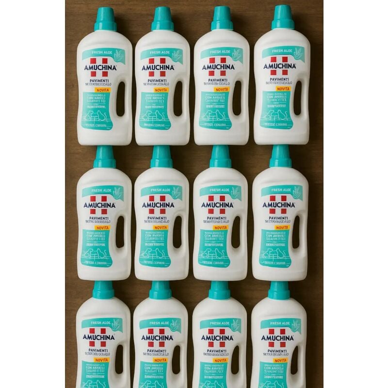 foto del prodotto 12x amuchina igienizzante pavimenti 1,25l aloe detergente senza risciacquo
