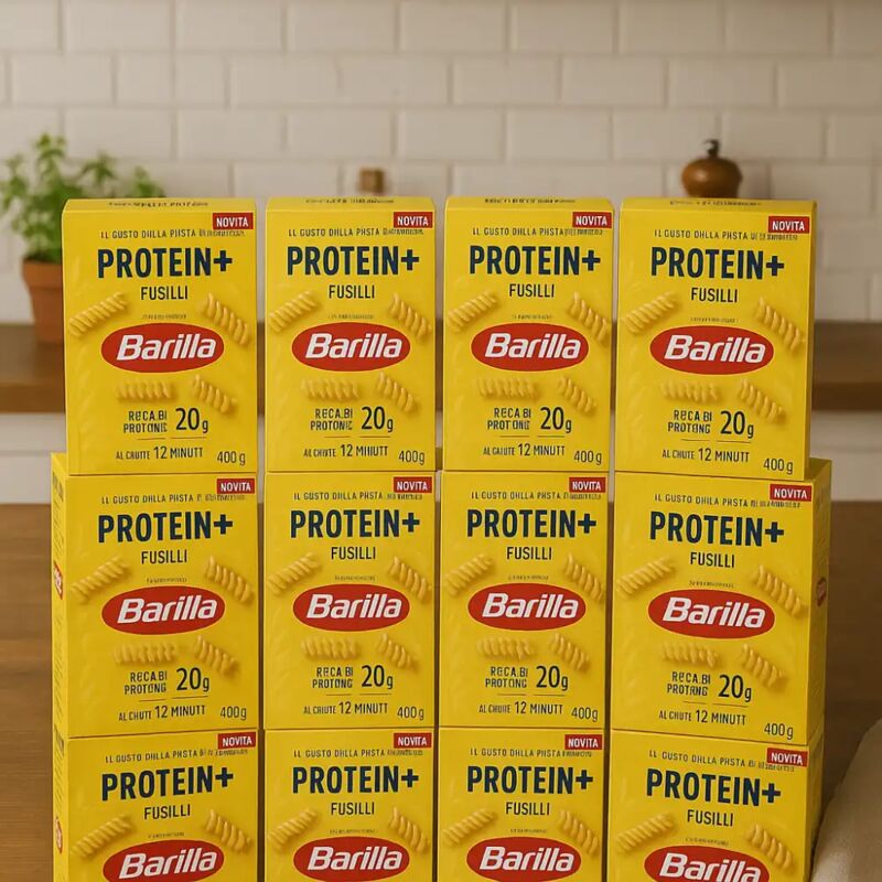 foto del prodotto 12x barilla protein fusilli 400g pasta alta proteina vegetale gusto naturale