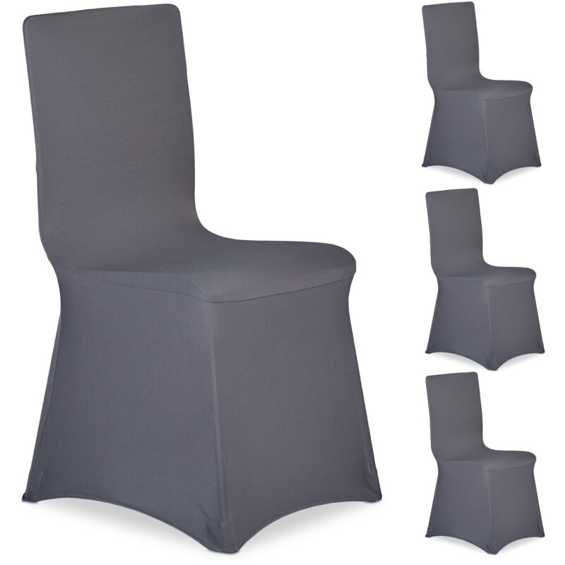foto del prodotto 12x fodera coprisedia, rivestimenti, schienale, copertura universale, arredamento, decorazioni, antracite