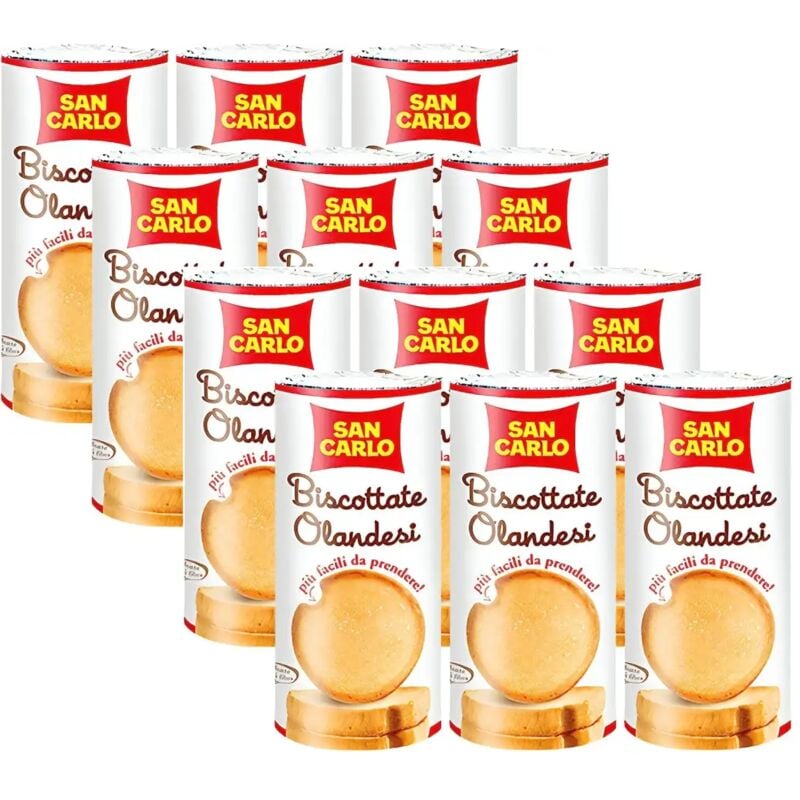 foto del prodotto 12x san carlo fette biscottate olandesi dorate, friabili e croccanti 12x125gr