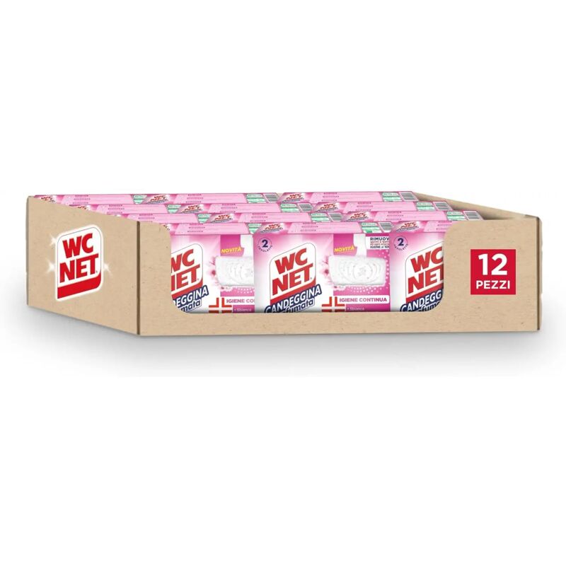 foto del prodotto 12x wc net tavoletta candeggina profumata igiene continua 2pz x 12 confezioni