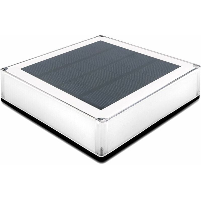 foto del prodotto 12x12cm tappi per pali solari, 1 pz. tappo per palo di recinzione in legno impermeabile, lampada da giardino, vialetto, per terrazza, patio, gradini