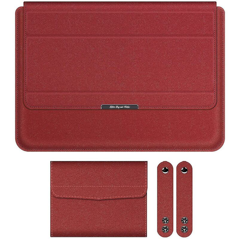 foto del prodotto 13 14 pollici universale multifunzione borsa per computer portatile staffa fodera portatile rosso