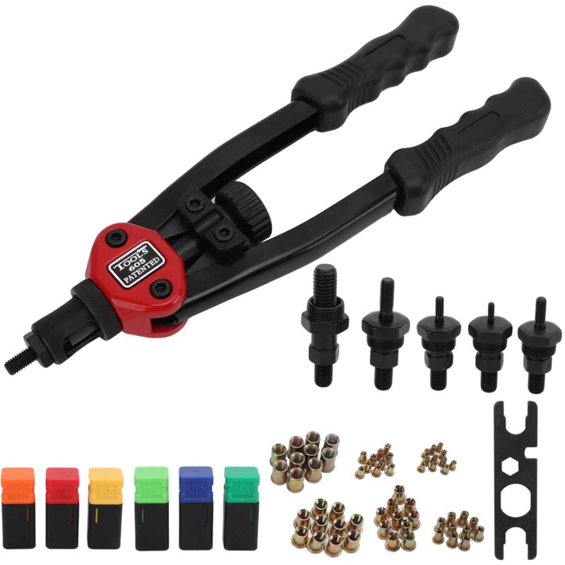 foto del prodotto 13 330 millimetri dado rivetto cieco pistola rivetto dado strumento mano inser dado strumento manuale mandrini m3 m4 m5 m6 m8 m10 bt 605 gistuch