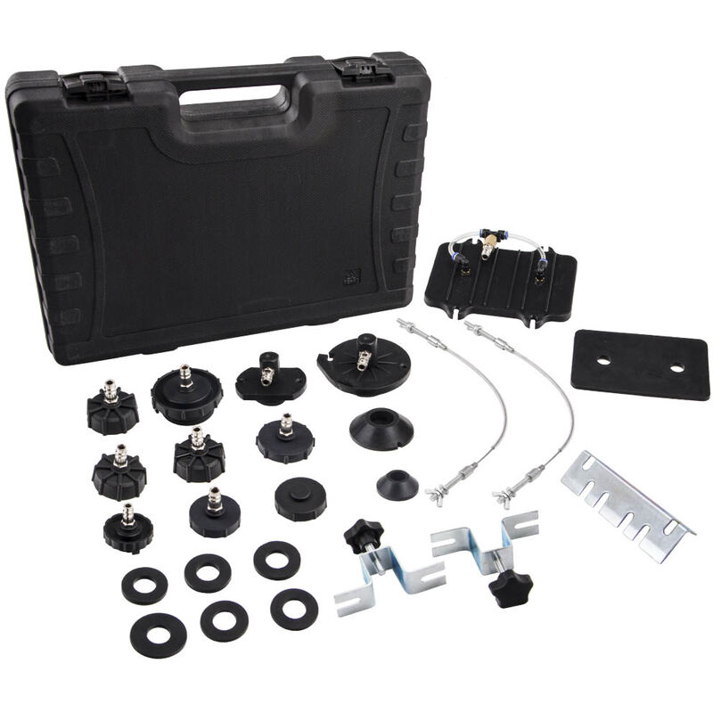 foto del prodotto 13 tlg. adapter set f r druckluft bremsenentl fter bremsenentl ftungsger t e2013 tlg. adapter set for druckluft bremsenentl fter