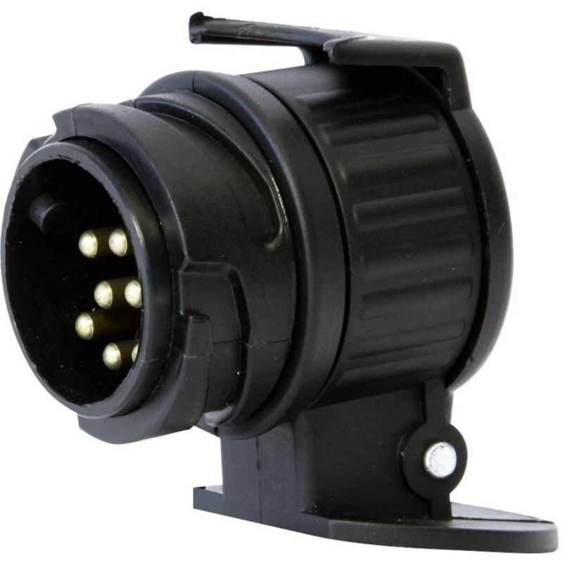 foto del prodotto 130007 adattatore rimorchio presa a 13 poli spina a 7 poli plastica abs dino