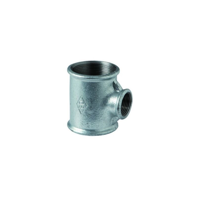 foto del prodotto 130r tee riduzione 2 x 1 x 2 in ghisa zincata 13025858