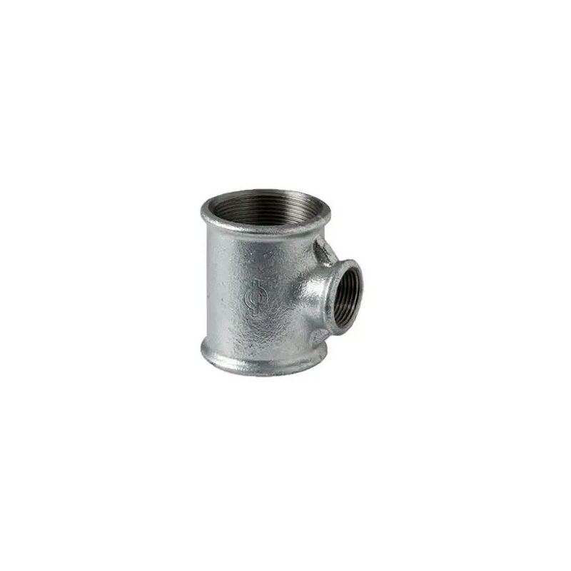 foto del prodotto 130r tee riduzione 3 4 x 1 2 x 3 4 in ghisa zincata 13025434