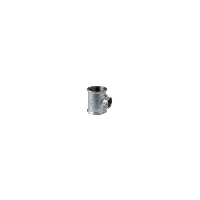 foto del prodotto 130r tee riduzione 3 4 x 3 8 x 1 2 in ghisa zincata 13005423