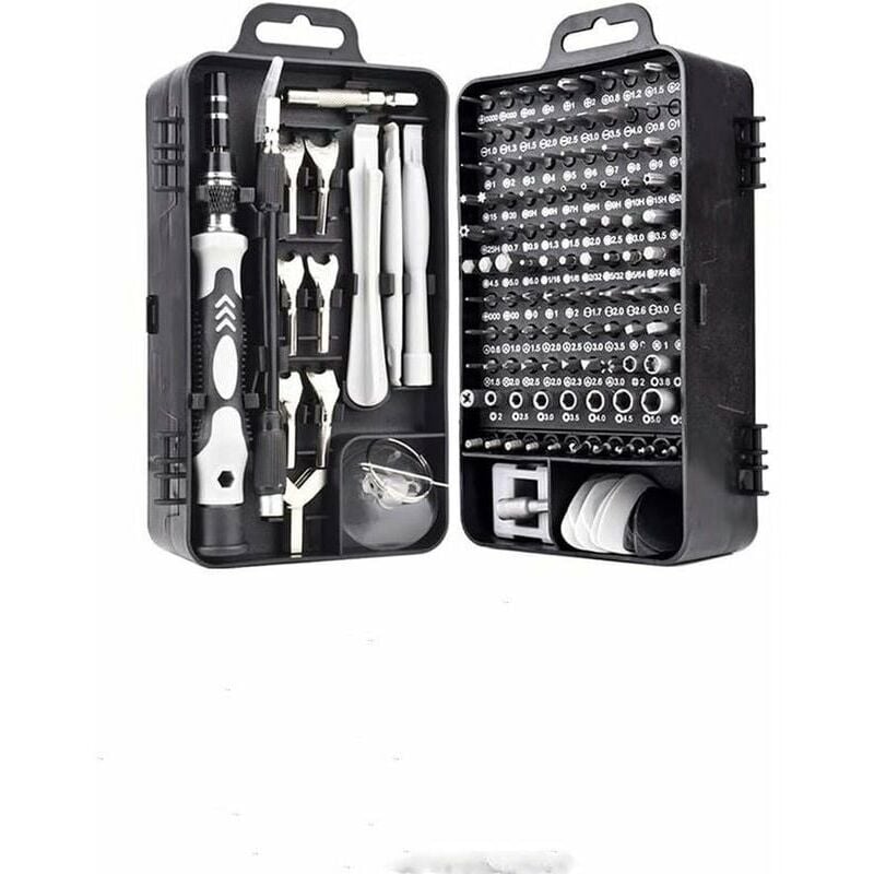 foto del prodotto 135 in 1 mini set di cacciaviti kit di precisione strumenti piccola scatola cacciavite torx computer smontaggio laptop per macbook, iphone,