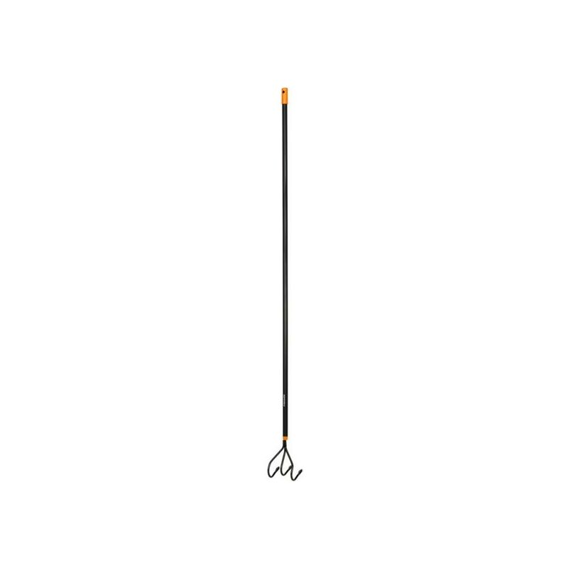 foto del prodotto 135714 coltivatore manuale nero in alluminio e acciaio per giardinaggio fiskars
