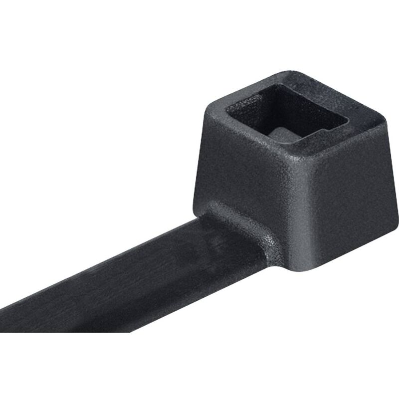 foto del prodotto 138 01980 ub1 pa66 bk fascetta per cavi 100 mm 2.50 mm nero 1000 pz. hellermanntyton