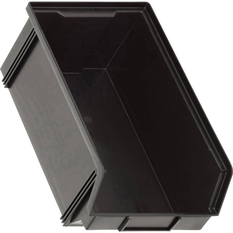 foto del prodotto 1394103197 esd cassetta impilabile da magazzino cb3zmc l x a x p 200 x 145 x 350 mm nero 1 pz. alutec