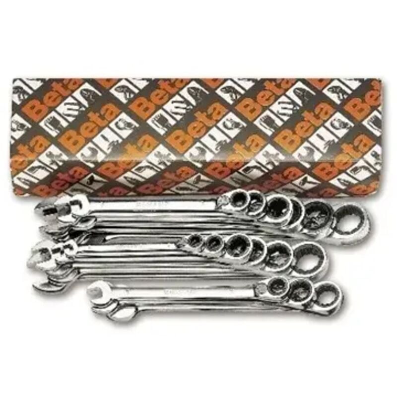 foto del prodotto 142 s15, chiavi a cricchetto reversibile, 15 pezzi, utensili professionali per svitare e serrare viti di diverse dimensioni - beta