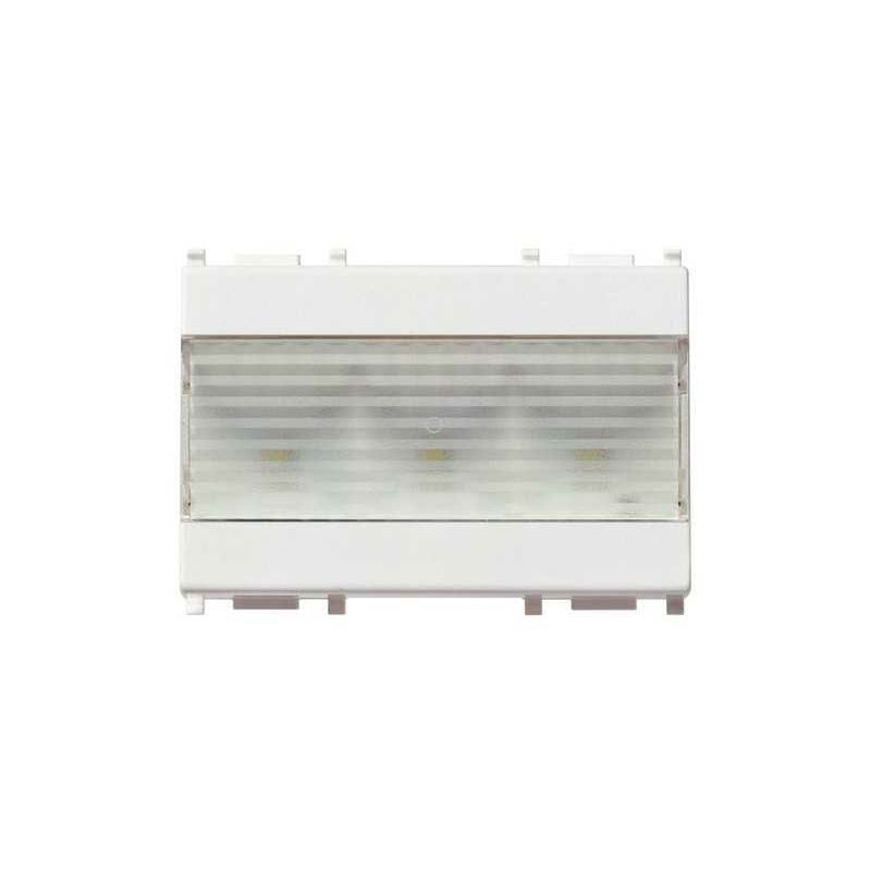 foto del prodotto 14384 lampada emergenza led 3m 120 230v bianco plana