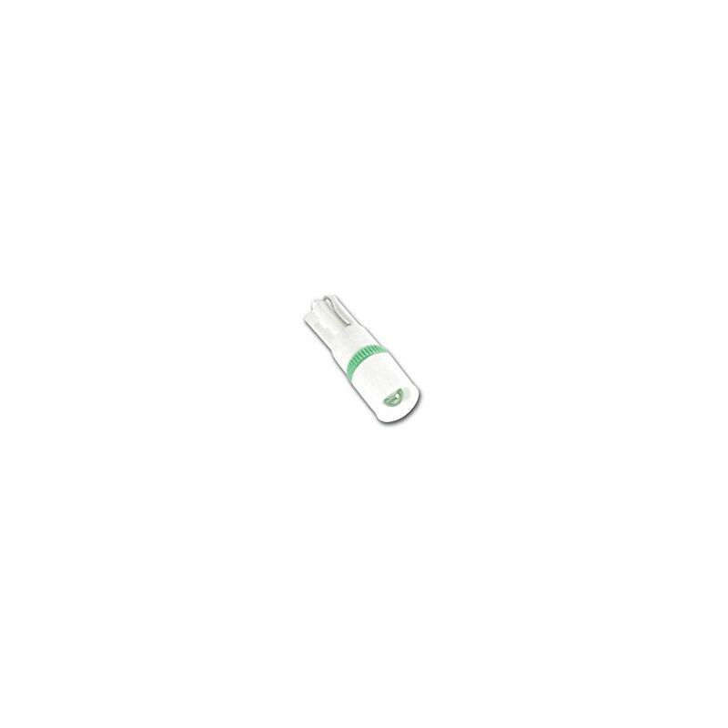 foto del prodotto 144033 lampada a led con attacco a forma di cuneo, 3 mm, 12 v, verde perel