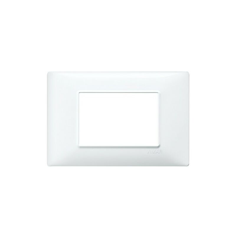 foto del prodotto 14653.01 placca 3p bianco plana