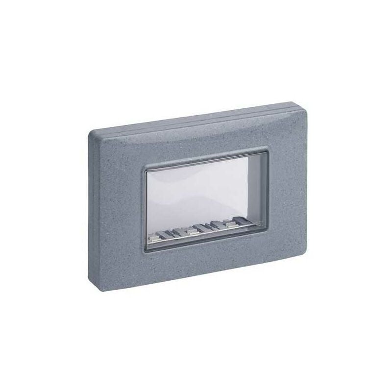 foto del prodotto 14943.14 calotta da parete ip55 3 moduli grigio granito