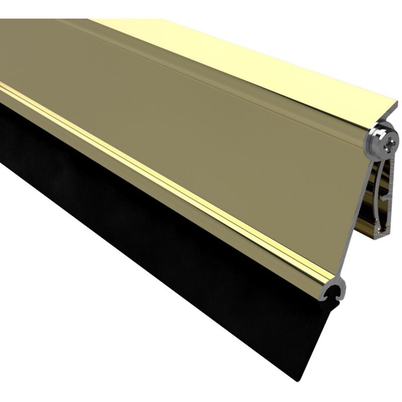 foto del prodotto 14sr5340914g at3 paraspifferi automatico porta soglia, finiture colore oro, 914 mm stormguard
