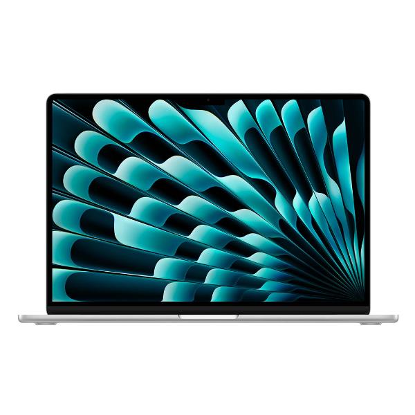 foto del prodotto 15 inch macbook air apple m4 chip with 10 core cpu and 10 core gpu 16gb 256gb ssd argento