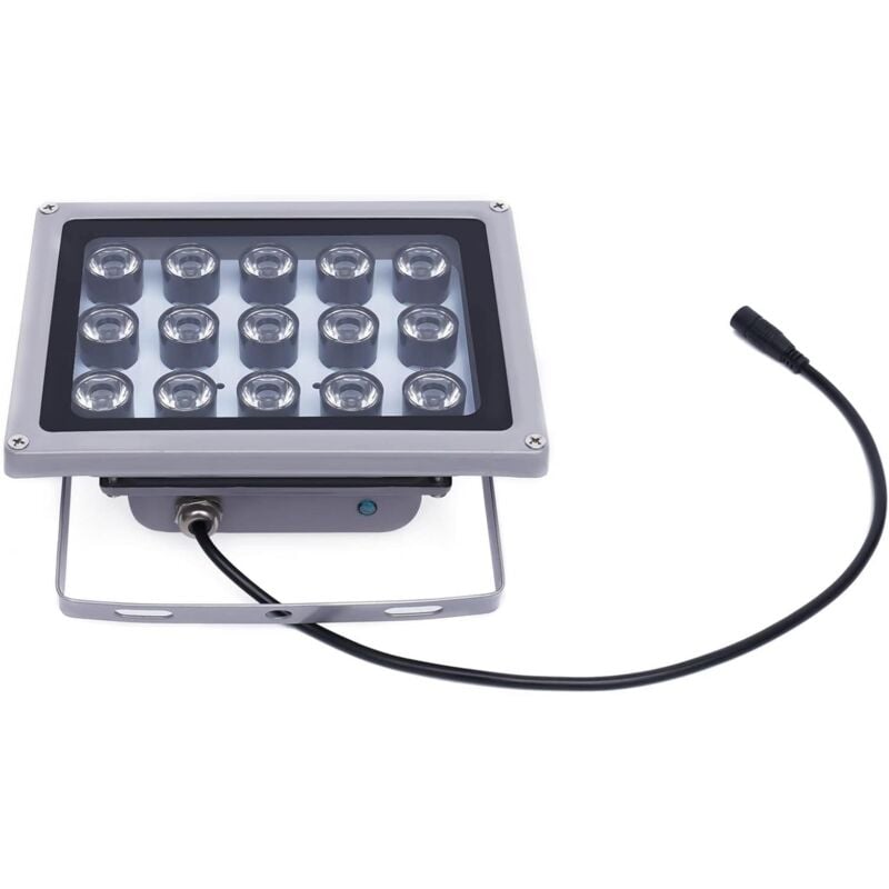 foto del prodotto 15 led ir illuminatore 850nm array lampade a infrarossi con sensore 12v illuminatore ir per videocamera visione notturna esterna impermeabile per