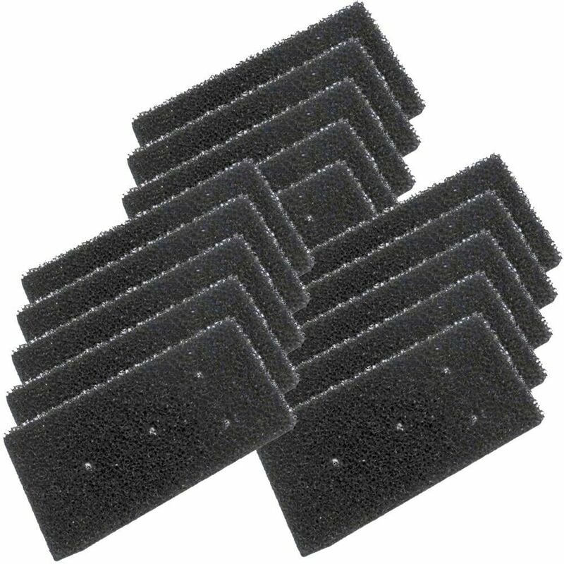 foto del prodotto 15 pezzi filtro poliuretano asciugatrice per whirlpool 481010716911 233x113x9 mm