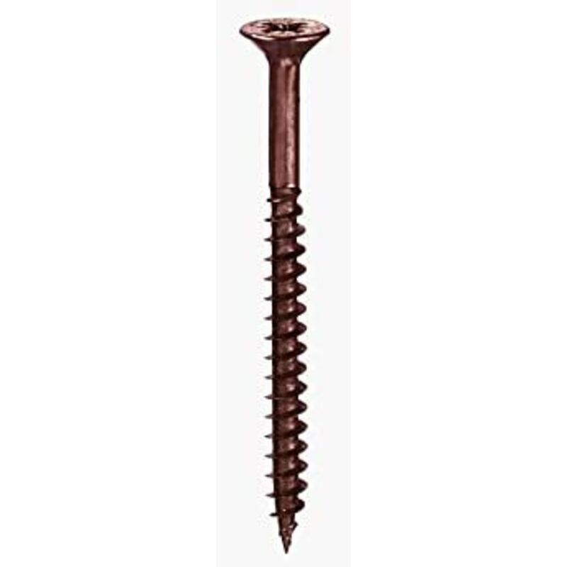 foto del prodotto 15 pezzi viti truciolari con testa piana svasata 4,0x30mm bronzate