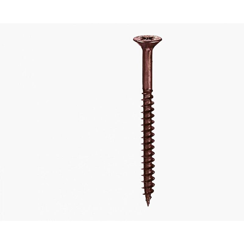 foto del prodotto 15 vite truciolari testa piana svasata bronzate 3,5x40mm