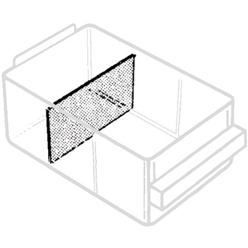 foto del prodotto 150 00 divisore per cassetto l x a 52 mm x 32 mm contenuto 60 pz. raaco