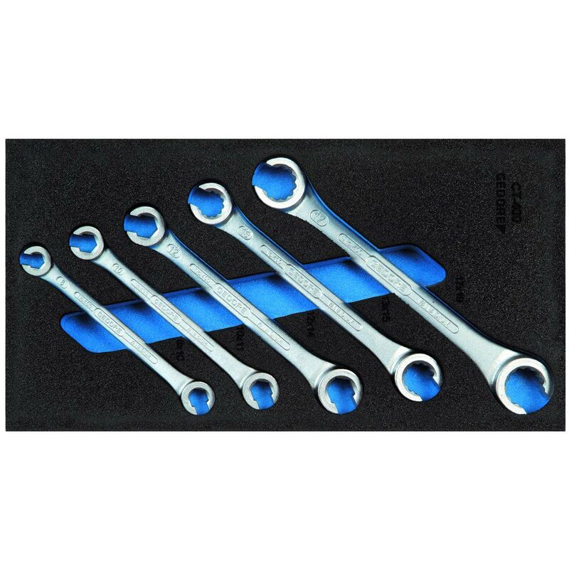 foto del prodotto 1500 ct1 400 set di chiavi doppie ad anello aperte in modulo check tool
