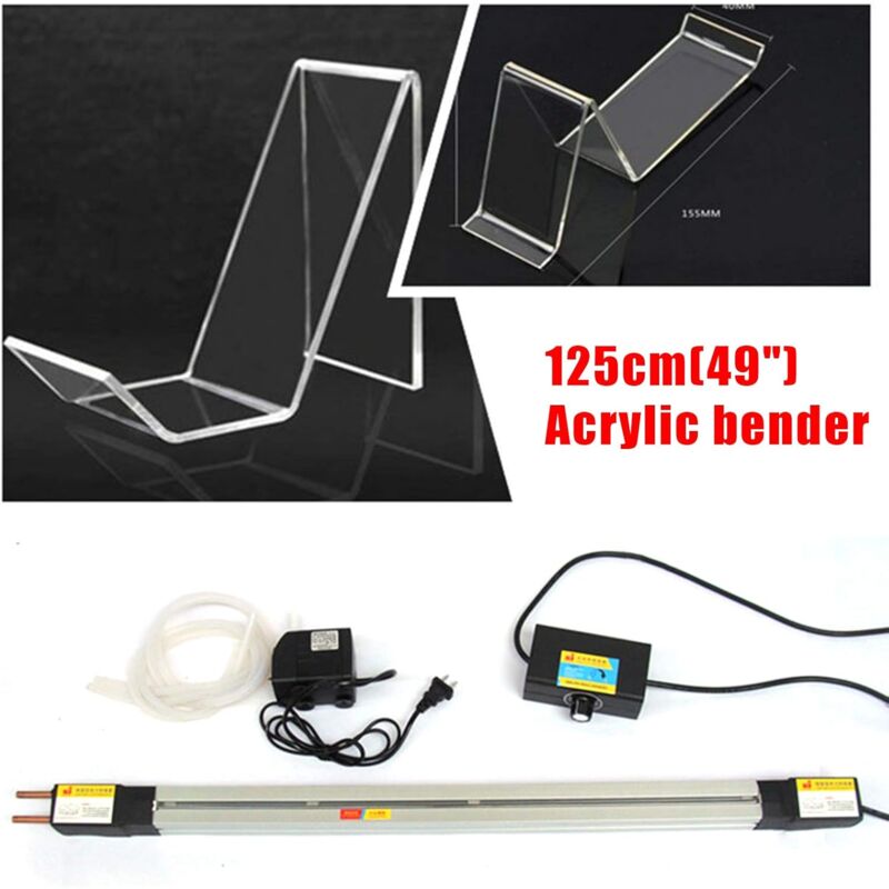 foto del prodotto 1500w 220v 125cm piegatrice in plastica pvc angolo acrilico, piegatrice per plastica piegatrice per riscaldamento