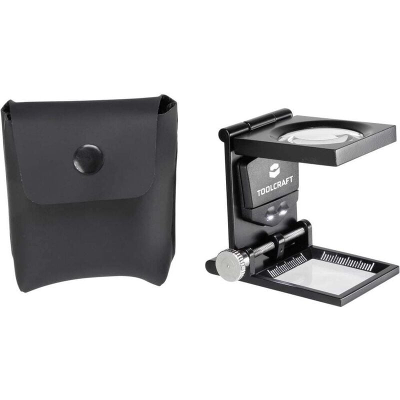 foto del prodotto 1511639 contafili ingrandimenti 6 x lente 28 mm toolcraft