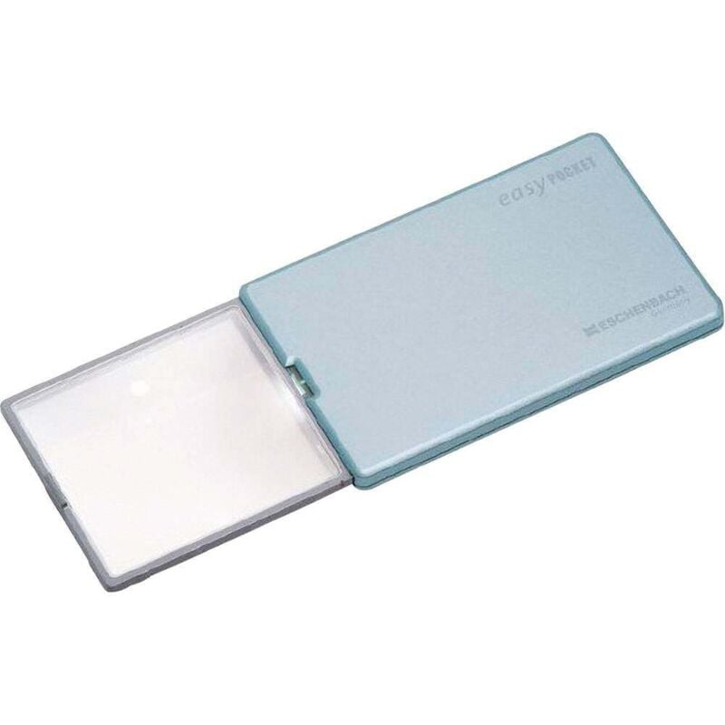 foto del prodotto 152122 lente d ingrandimento portatile con illuminazione led ingrandimenti 4 x lente l x l 86 mm x 54 mm eschenbach