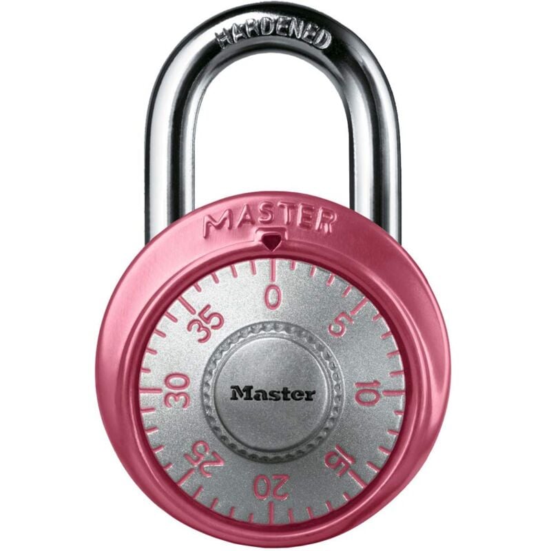 foto del prodotto 1530dpnk lucchetto a combinazione, rosa, 1 confezione master lock