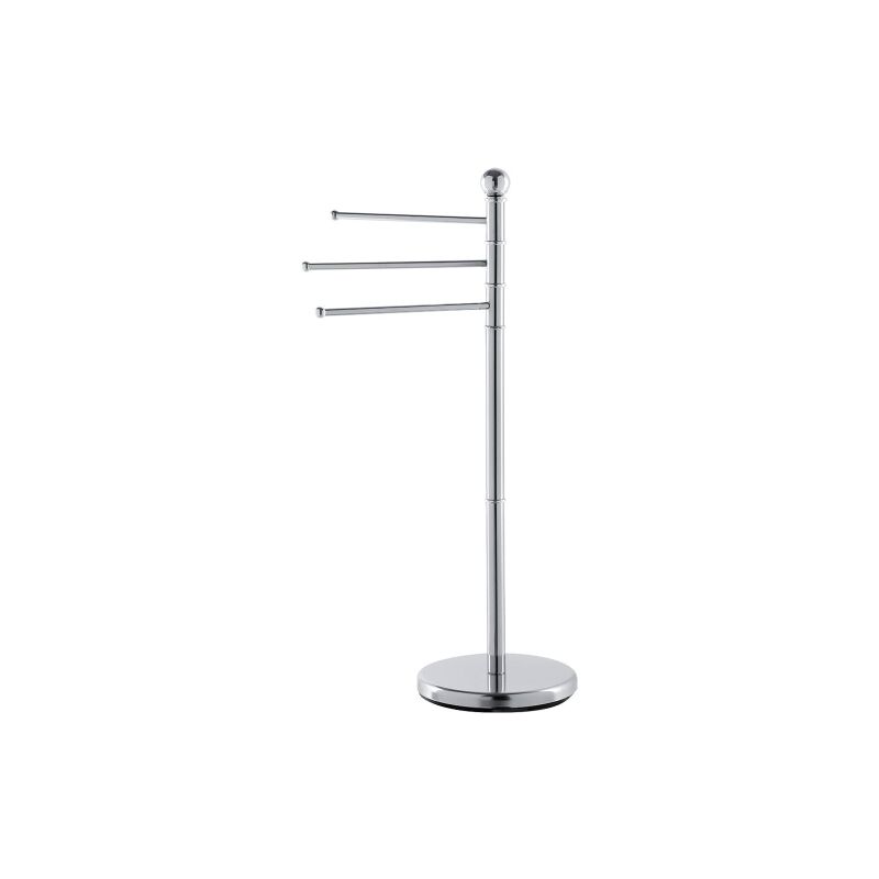 foto del prodotto 154001 b piantana asciugamani con 3 bracci cm 22x93 h cromato feridras