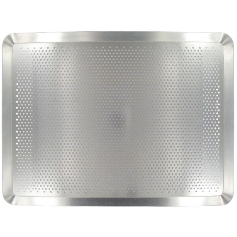 foto del prodotto 1540350 teglia forata in alluminio, piano cottura, piano forato, alluminio, 40 x 30 x 1,5 cm, colore grigio zenker