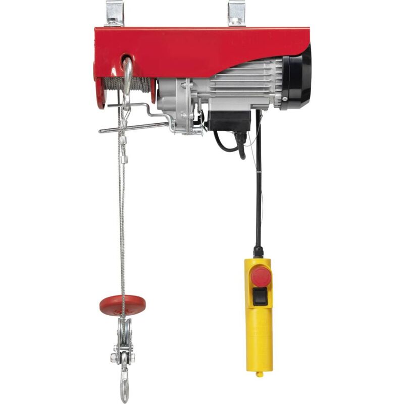 foto del prodotto 1553741 verricello elettrico capacit di carico con puleggia 400 kg capacit di carico senza puleggia 200 toolcraft