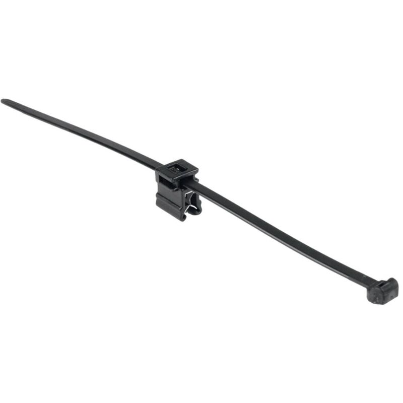 foto del prodotto 156 01153 t50rosec4b pa66w bk 100 fascetta fermacavi con clip 200 mm 4.6 mm nero 100 pz. hellermanntyton