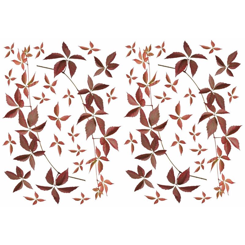 foto del prodotto 157012 adesivi murali - stickers-rami d'autunno, 2 fogli, 29,7 x 21 cm - plage