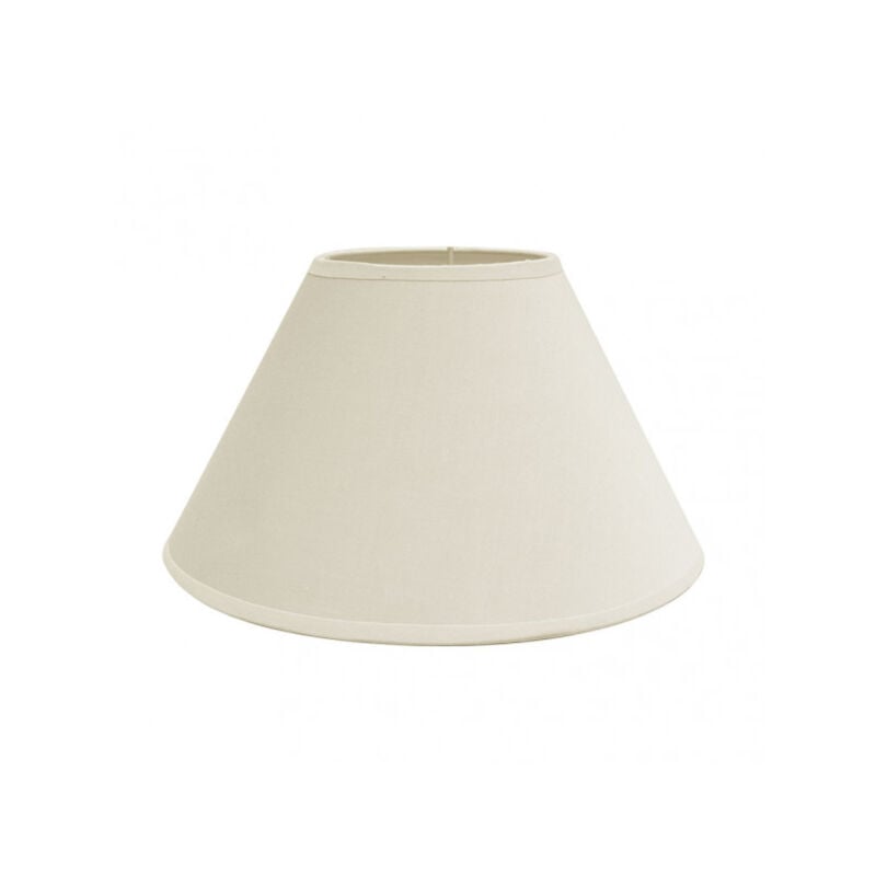 foto del prodotto 157324015 clear lampshade e27 beige 40x20x26cm closed conical de tessuto o carta, vintage per l illuminazione de interior de fabrilamp