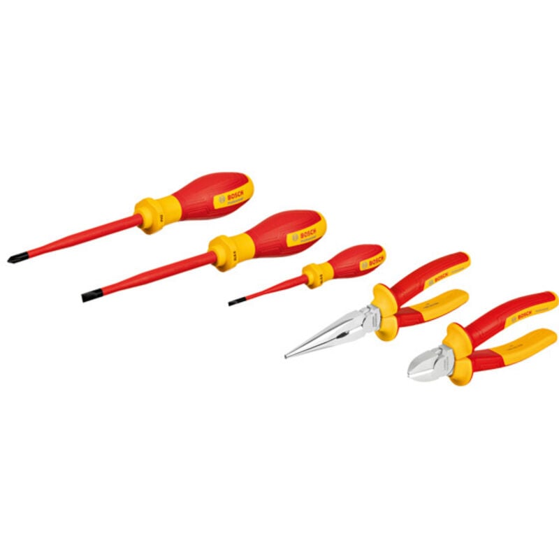 foto del prodotto 1600a02ng2 1600a02ng2 kit utensili vde 5 parti bosch professional