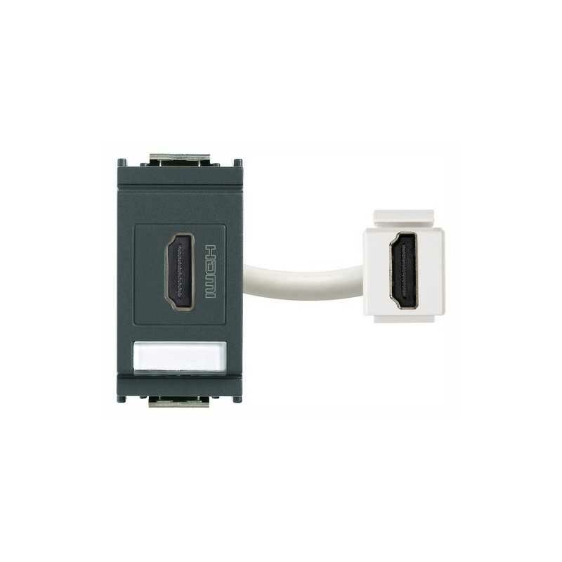 foto del prodotto 16334 presa hdmi grigio idea