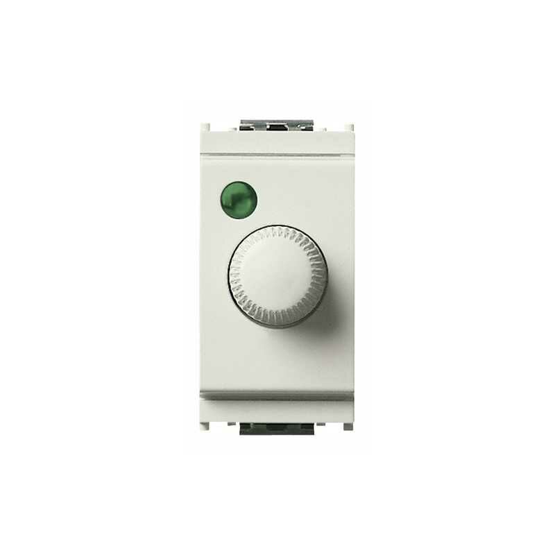 foto del prodotto 16563.b regolatore 230v 100 500w push bianco idea