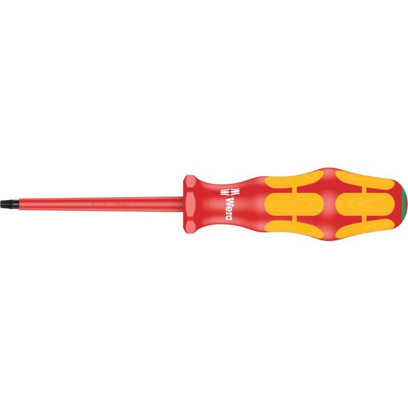 foto del prodotto 167 i vde cacciavite torx dimensione cacciavite t 15 lunghezza della lama 80 mm din en 60900 1 pz. - wera