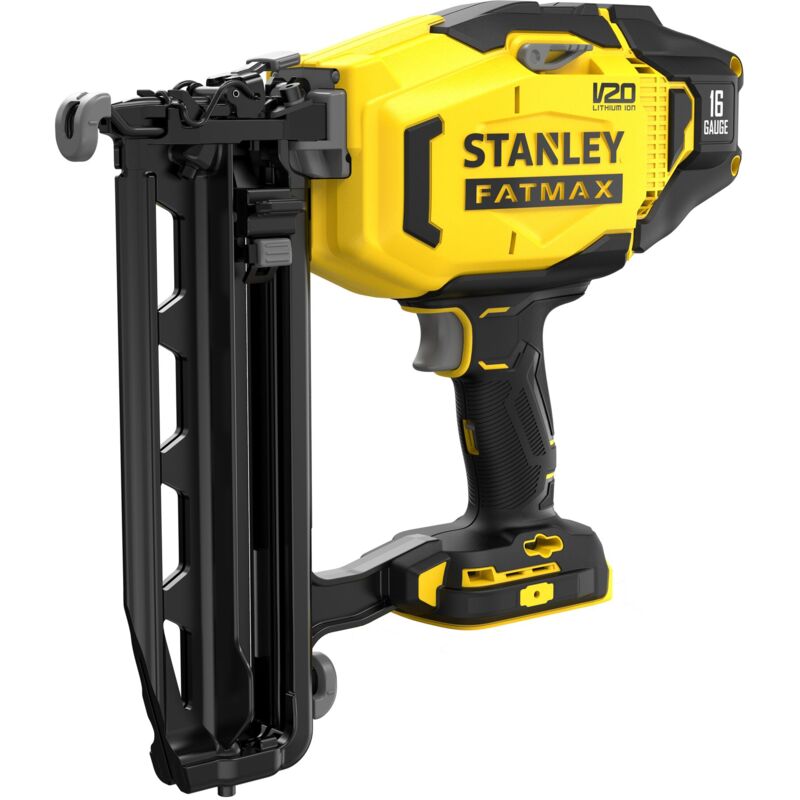 foto del prodotto 16g chiodatrice a batteria stanley fatmax v20 sfmcn616b xj li ion 18 v diametro chiodo 1,6 mm senza batteria e caricabatteria